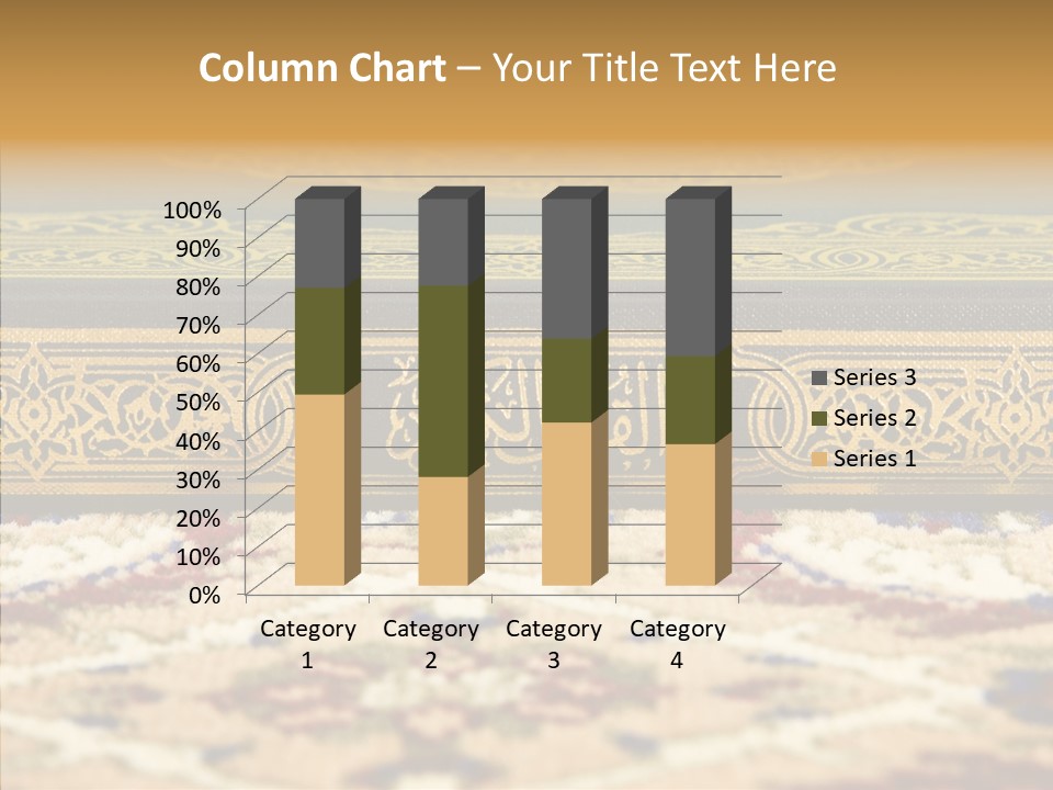 Green Paper Closeup PowerPoint Template