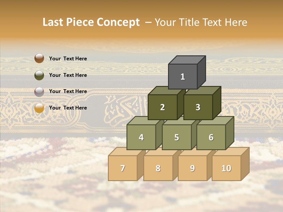 Green Paper Closeup PowerPoint Template