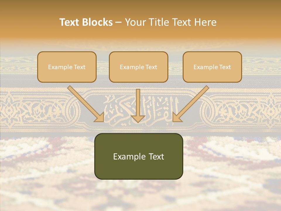 Green Paper Closeup PowerPoint Template