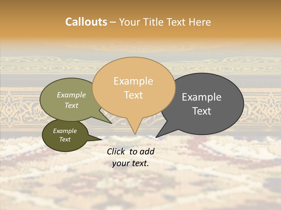 Green Paper Closeup PowerPoint Template