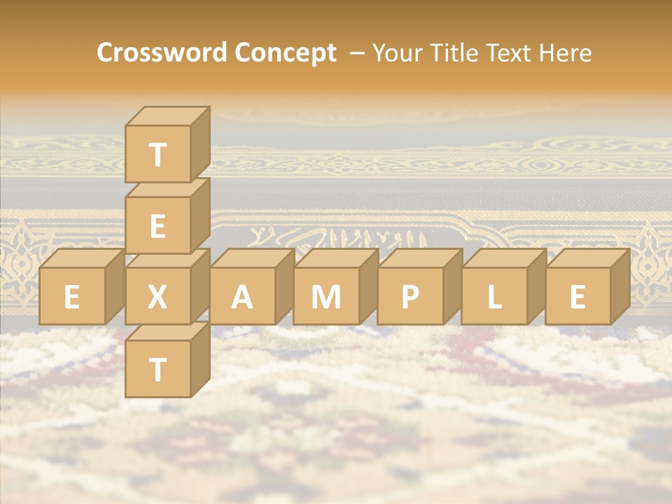 Green Paper Closeup PowerPoint Template