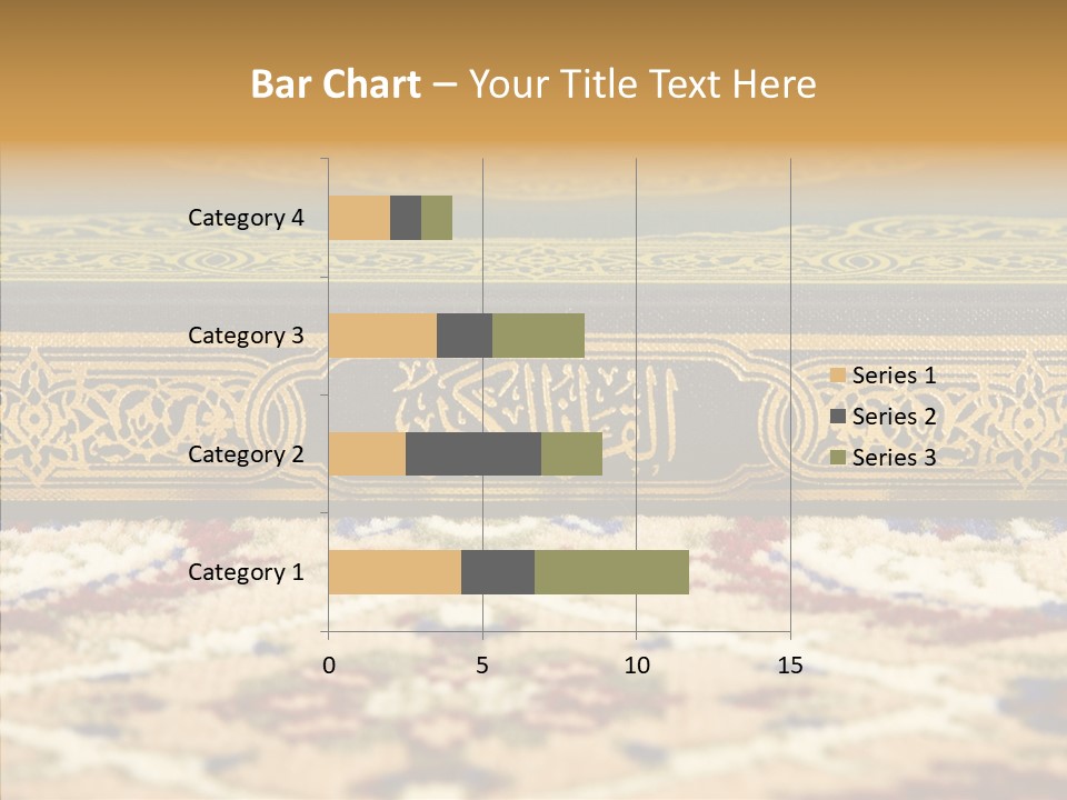 Green Paper Closeup PowerPoint Template
