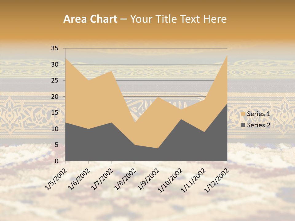 Green Paper Closeup PowerPoint Template