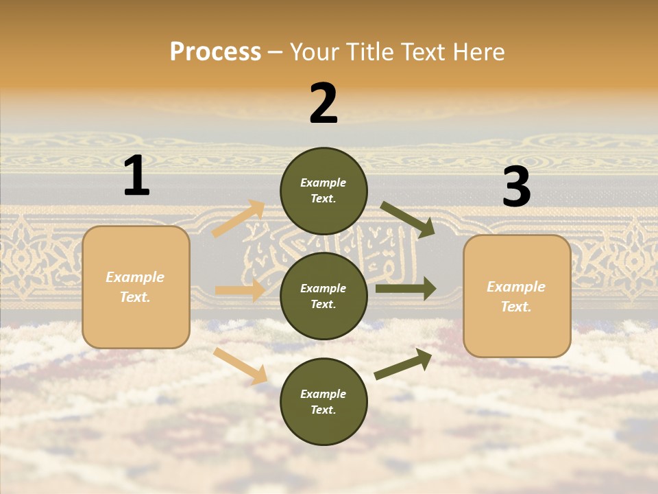 Green Paper Closeup PowerPoint Template