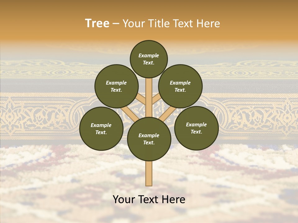 Green Paper Closeup PowerPoint Template