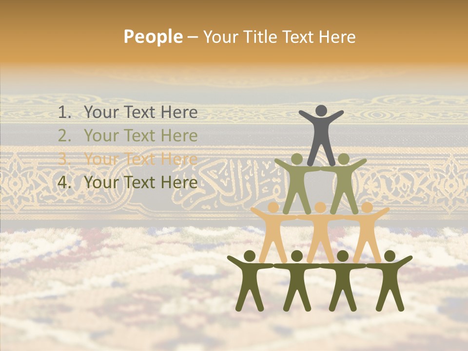 Green Paper Closeup PowerPoint Template