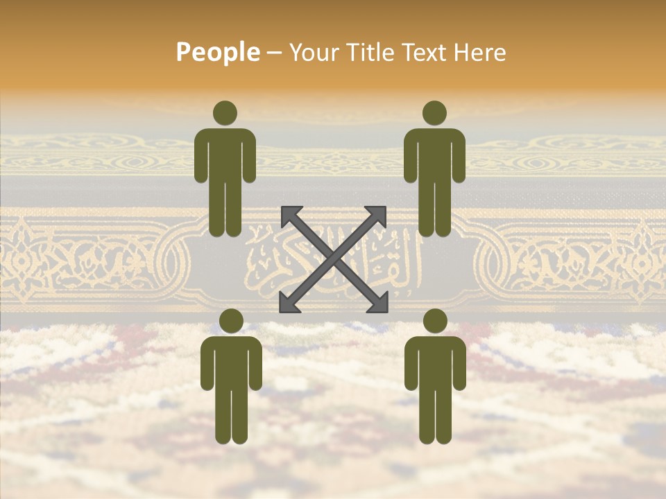 Green Paper Closeup PowerPoint Template