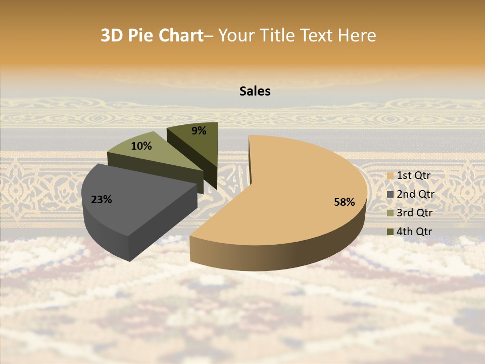 Green Paper Closeup PowerPoint Template