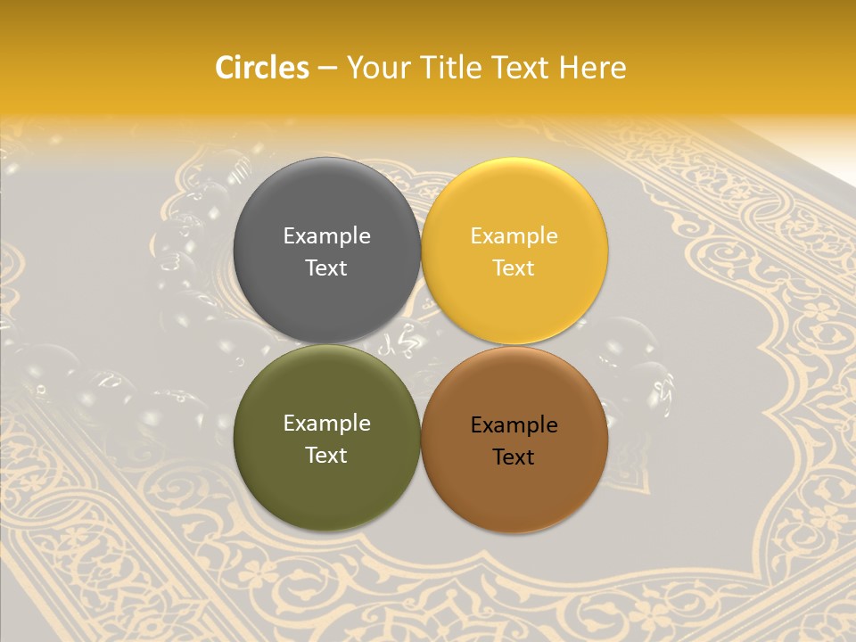 God Islamic Holly PowerPoint Template