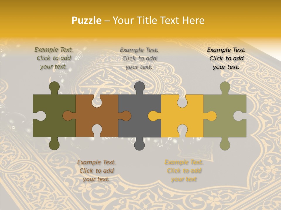God Islamic Holly PowerPoint Template
