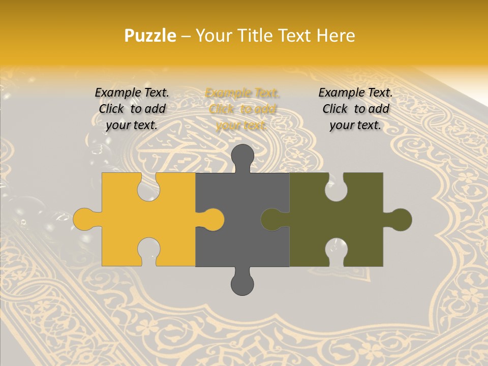 God Islamic Holly PowerPoint Template