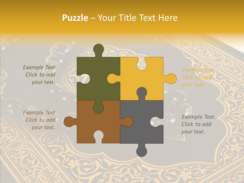 God Islamic Holly PowerPoint Template