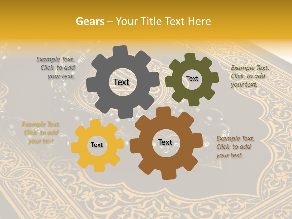 God Islamic Holly PowerPoint Template