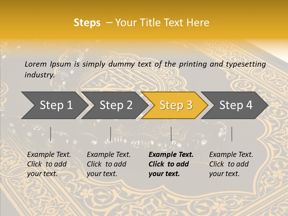 God Islamic Holly PowerPoint Template