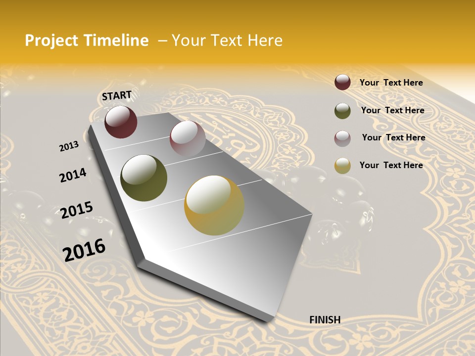 God Islamic Holly PowerPoint Template