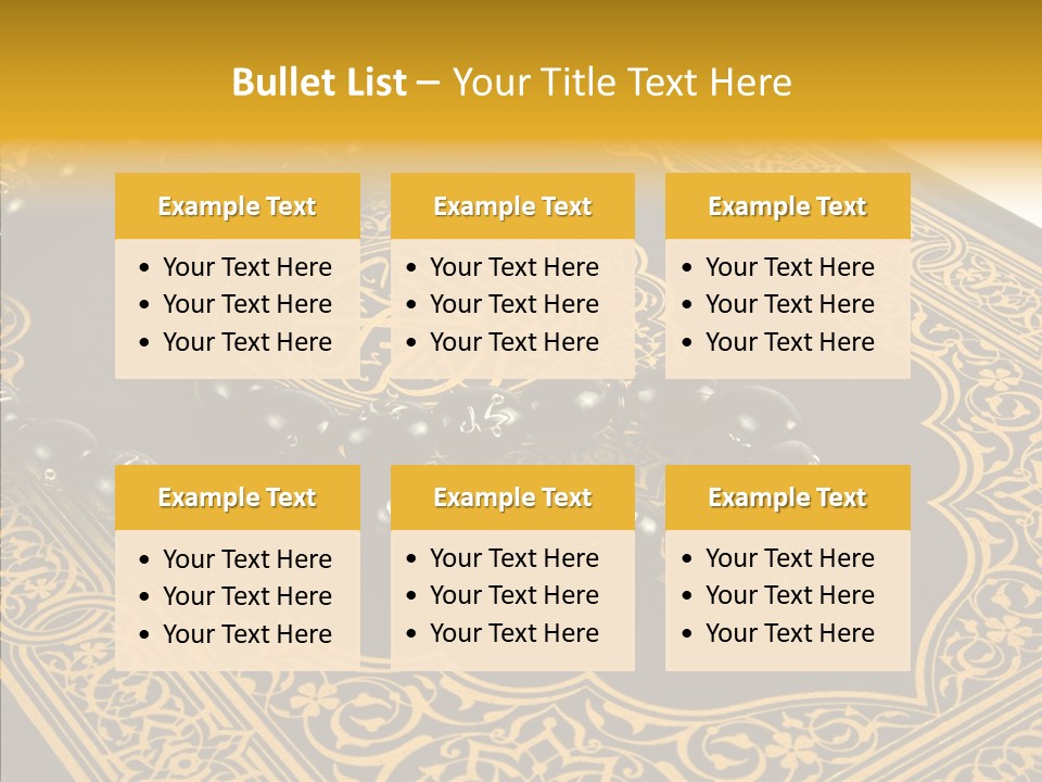 God Islamic Holly PowerPoint Template