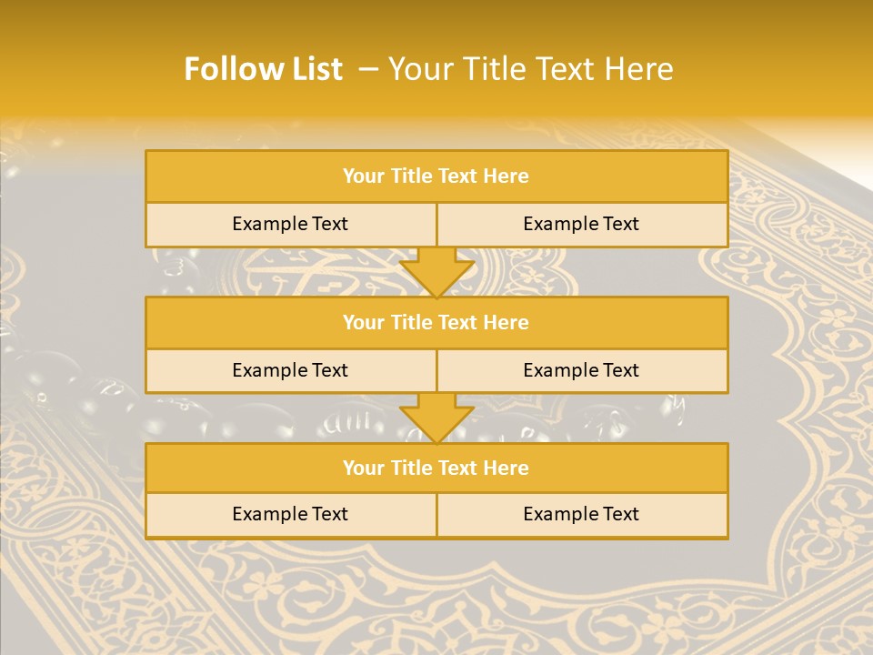 God Islamic Holly PowerPoint Template