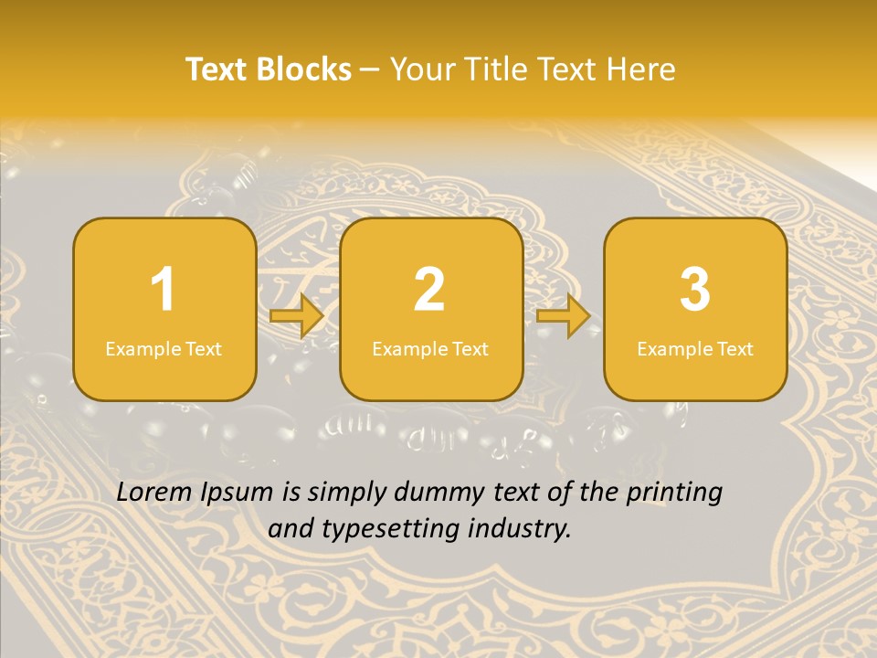 God Islamic Holly PowerPoint Template