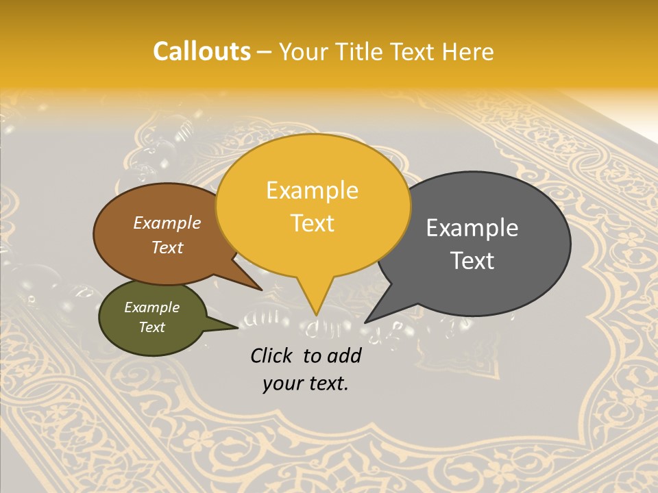 God Islamic Holly PowerPoint Template