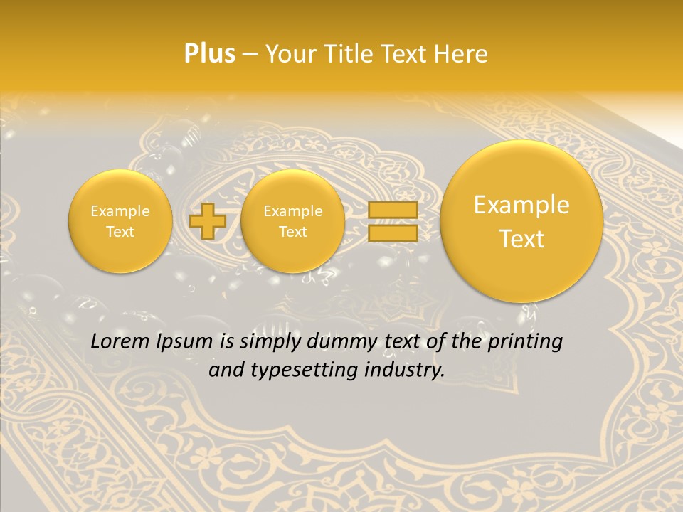 God Islamic Holly PowerPoint Template