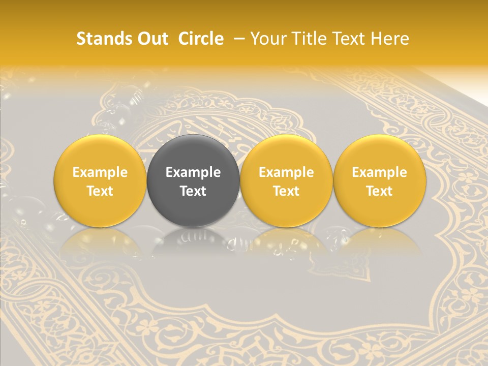 God Islamic Holly PowerPoint Template