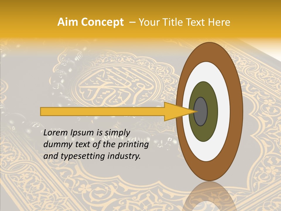 God Islamic Holly PowerPoint Template