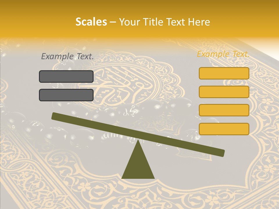 God Islamic Holly PowerPoint Template