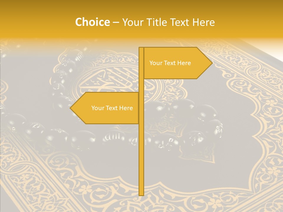 God Islamic Holly PowerPoint Template