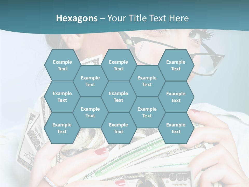 Spending Currency Female PowerPoint Template