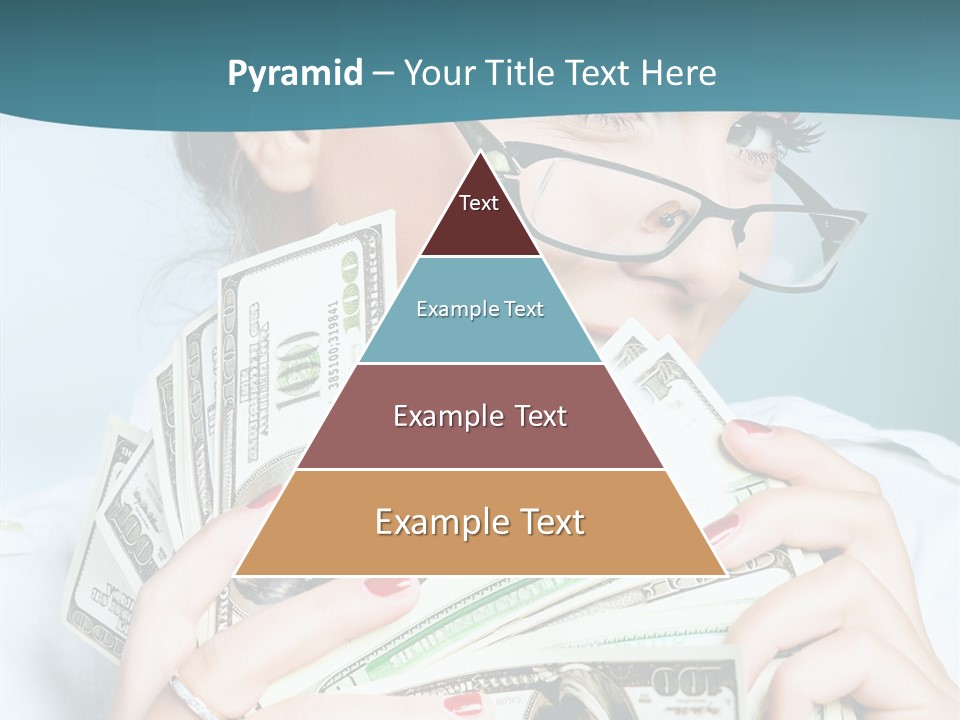 Spending Currency Female PowerPoint Template