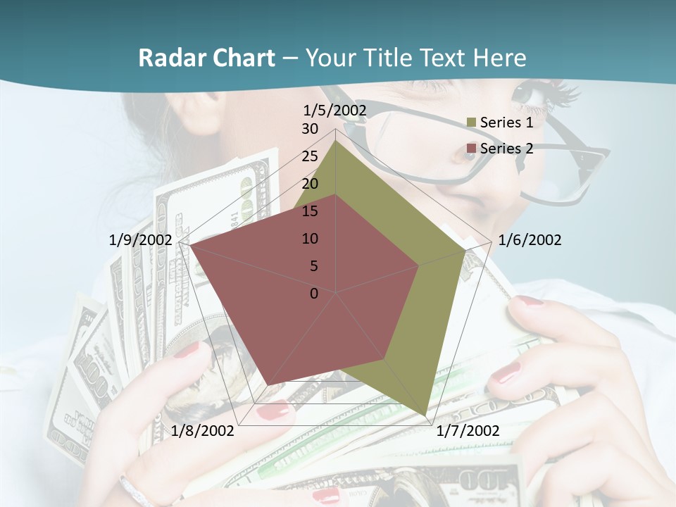 Spending Currency Female PowerPoint Template