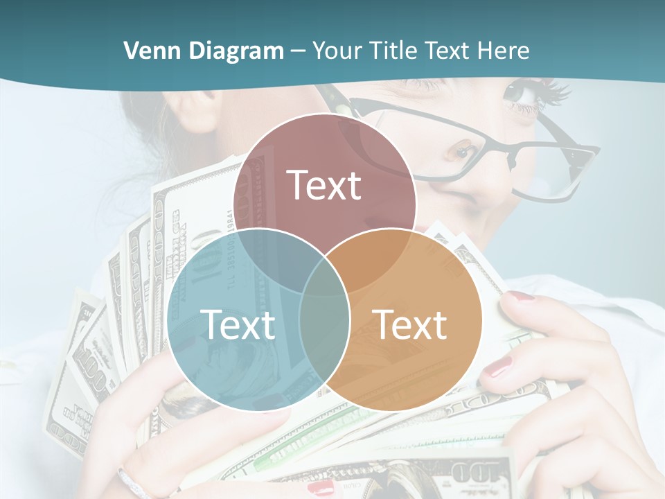 Spending Currency Female PowerPoint Template