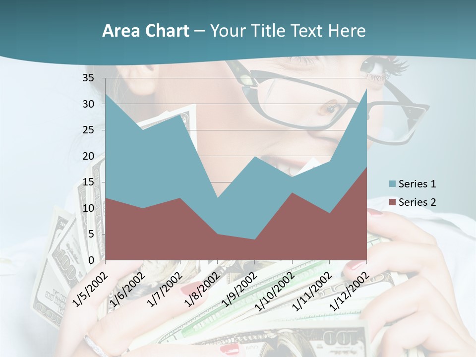 Spending Currency Female PowerPoint Template