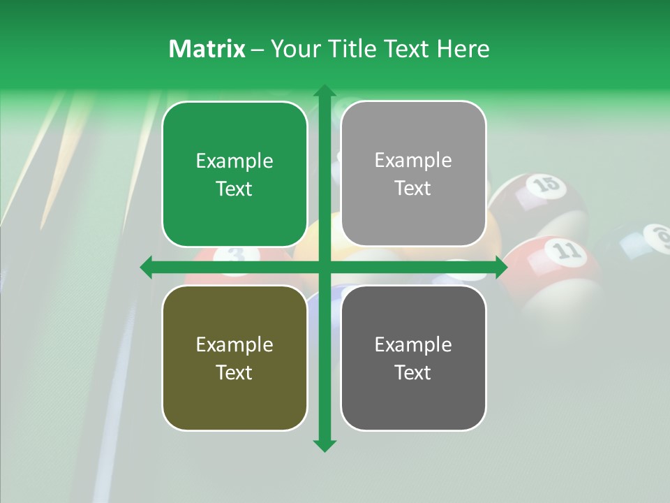 Billiards And Beer PowerPoint Template