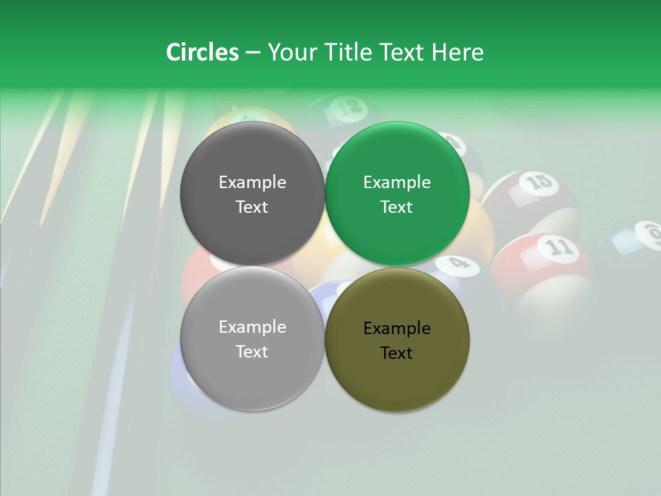 Billiards And Beer PowerPoint Template