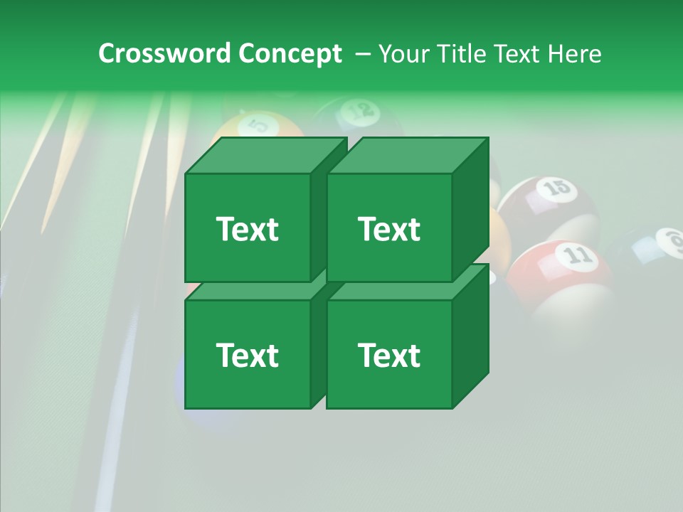 Billiards And Beer PowerPoint Template