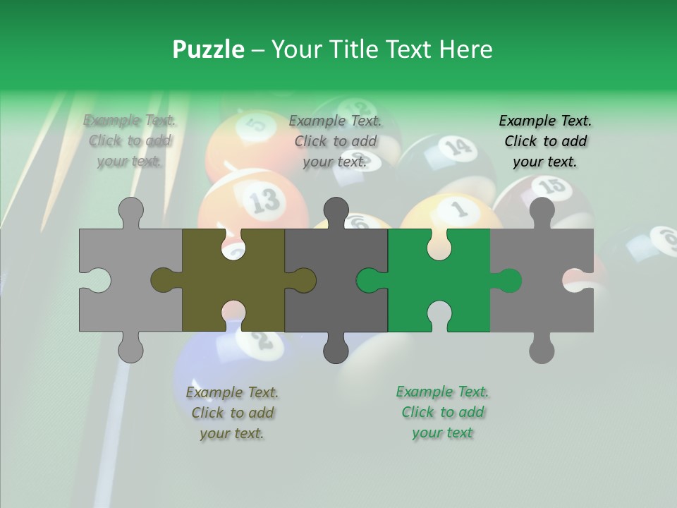 Billiards And Beer PowerPoint Template