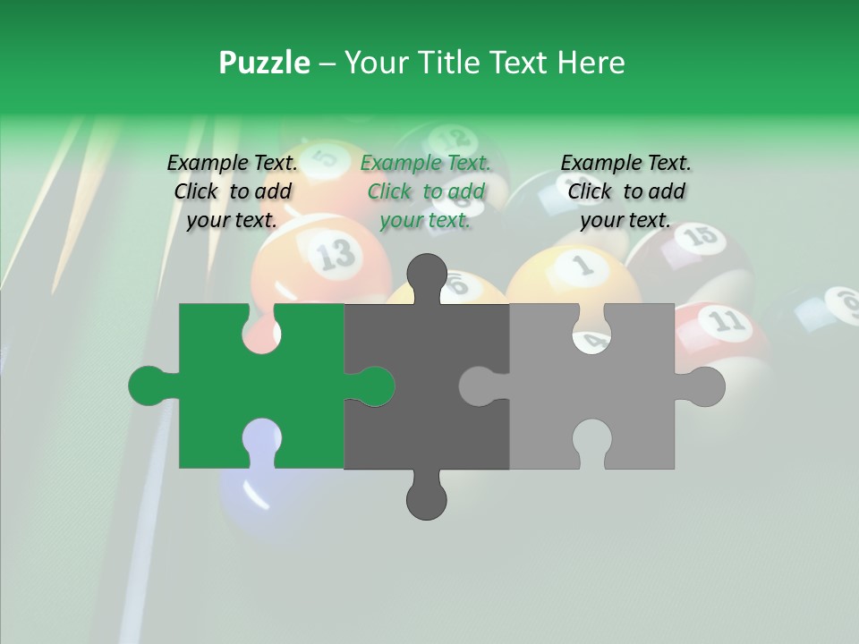 Billiards And Beer PowerPoint Template