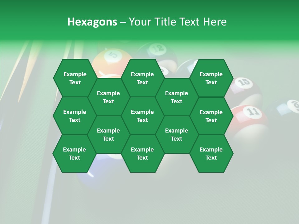 Billiards And Beer PowerPoint Template