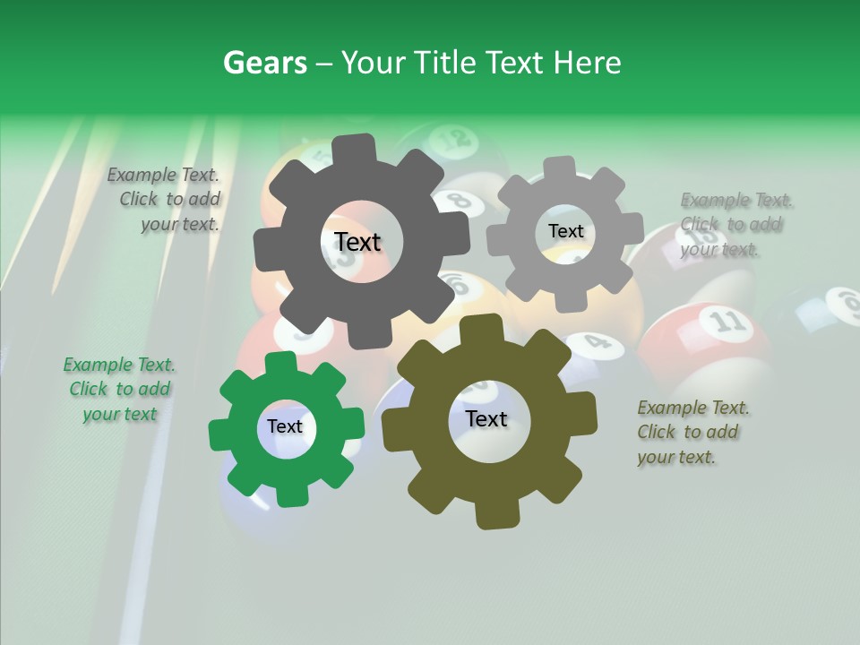 Billiards And Beer PowerPoint Template