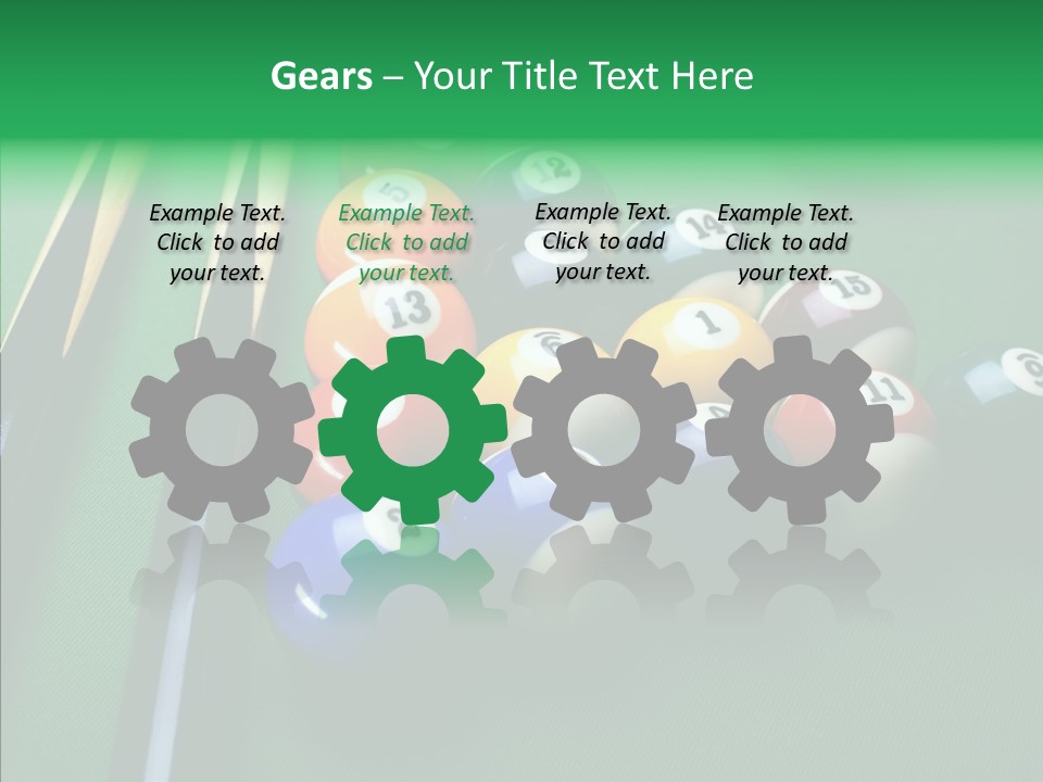 Billiards And Beer PowerPoint Template