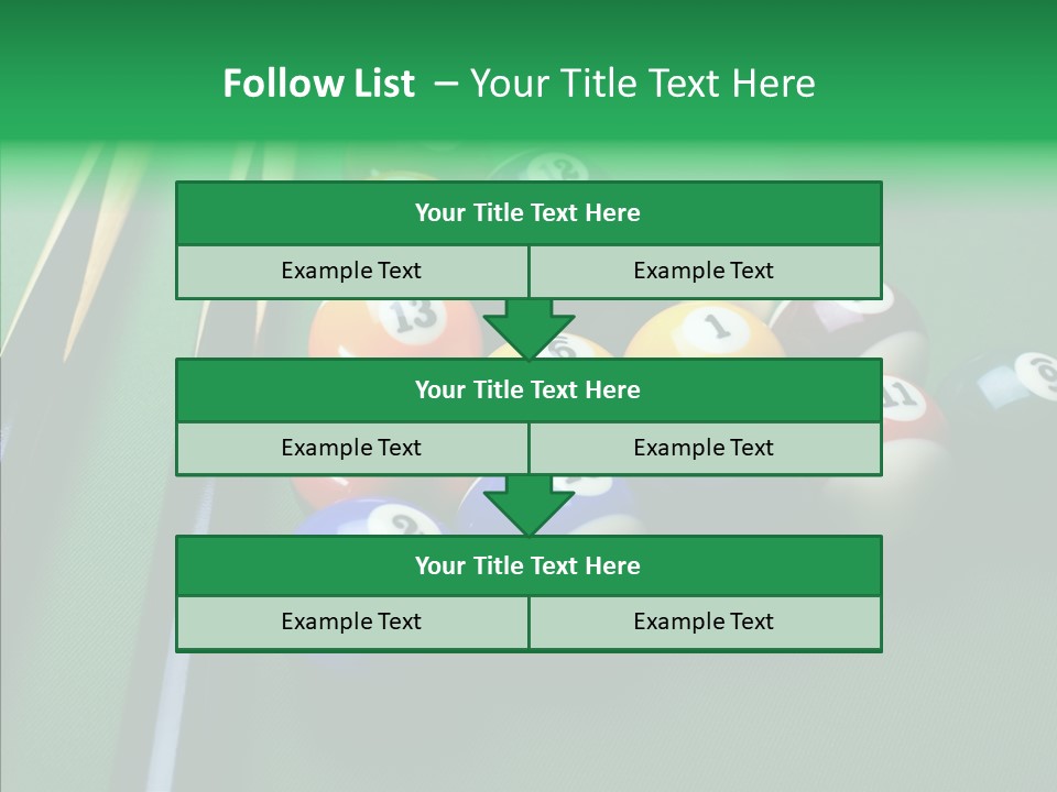 Billiards And Beer PowerPoint Template