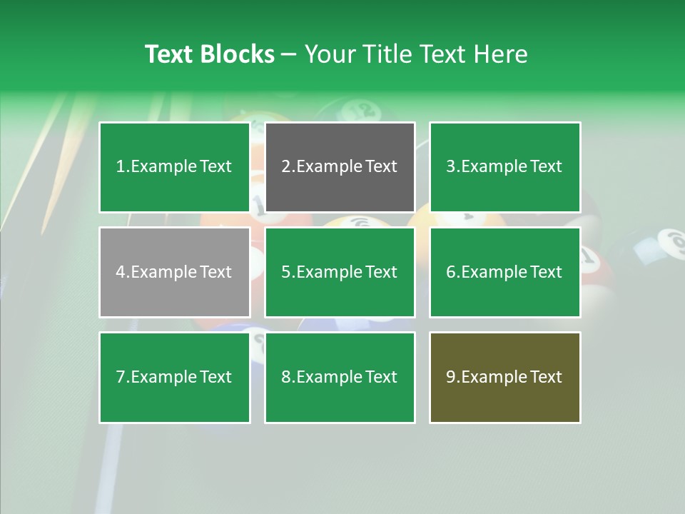 Billiards And Beer PowerPoint Template