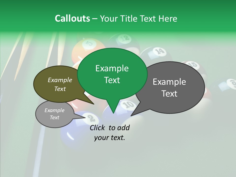 Billiards And Beer PowerPoint Template