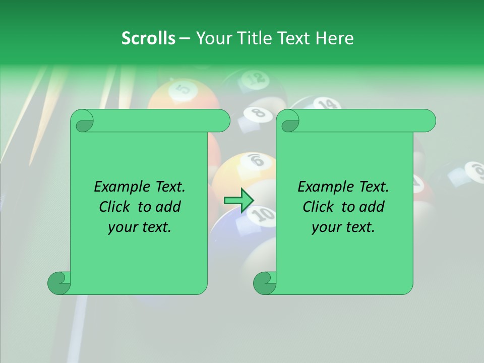 Billiards And Beer PowerPoint Template