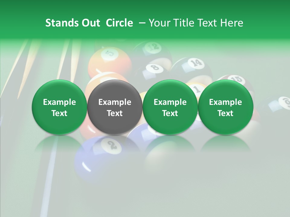 Billiards And Beer PowerPoint Template