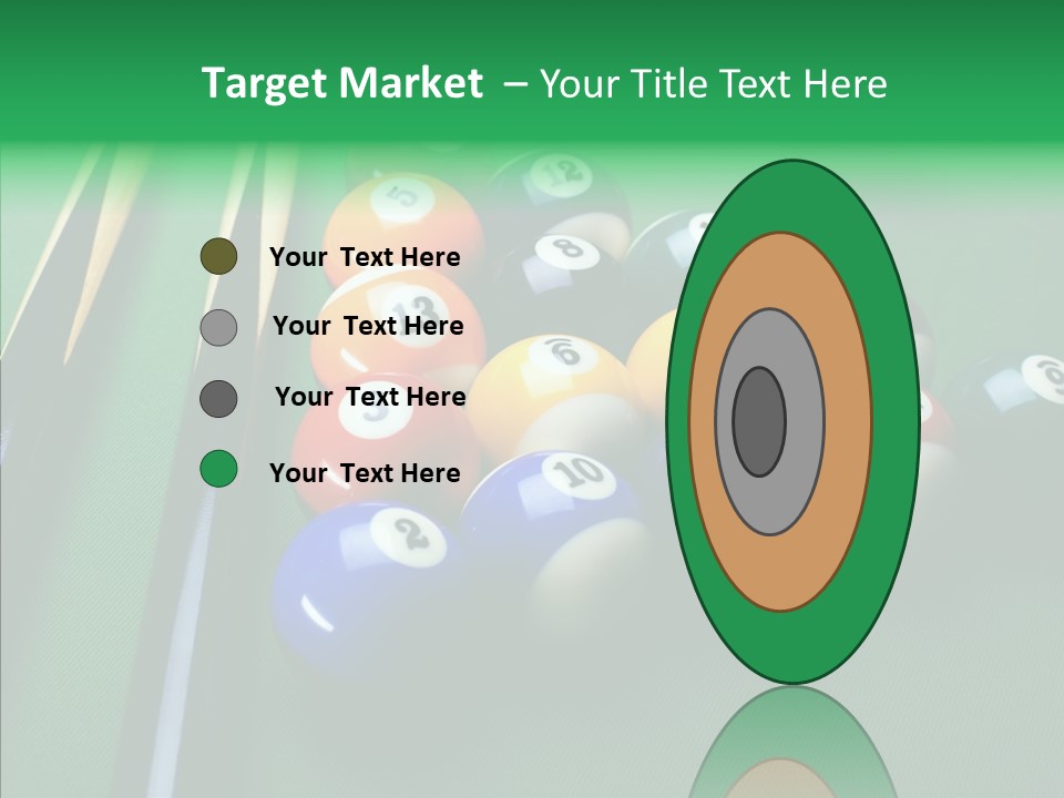 Billiards And Beer PowerPoint Template