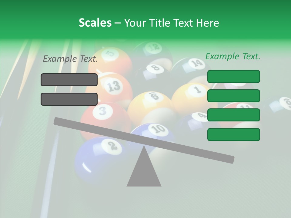 Billiards And Beer PowerPoint Template