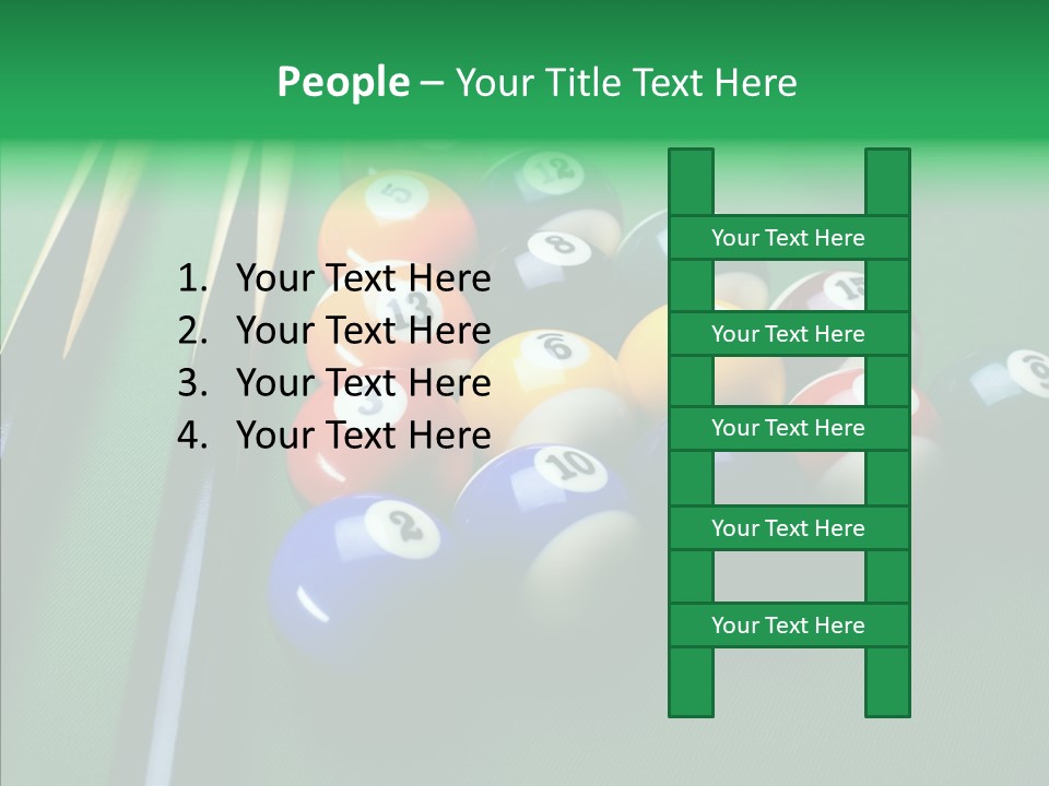 Billiards And Beer PowerPoint Template