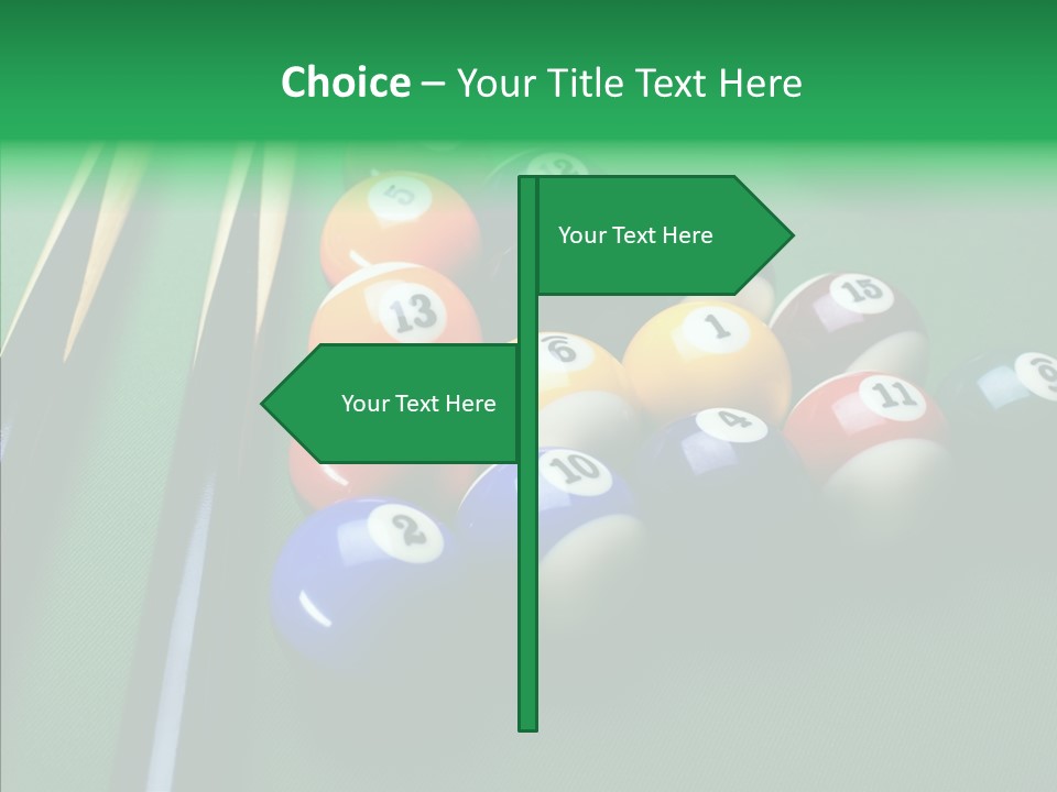Billiards And Beer PowerPoint Template